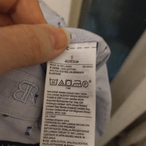 BANANA REPUBLIC LIGHT BLUE RILEY SHIRT - Picture 4 of 4